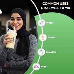 Delicious Creamy Vanilla Halal Whey Protein Powder 2Lbs | By SHIFAA NUTRITION
