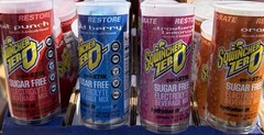 4 Packs of 10 Sqwincher Qwik Stik Powder Mix ZERO Assorted Flavors (0.11 oz)