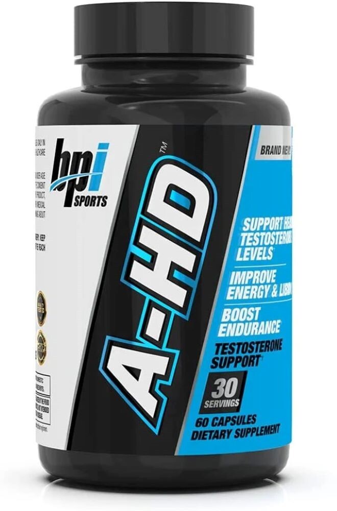 BPI Sports A-HD 60 Caps – Supports Energy, Libido & Endurance