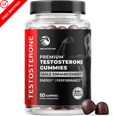 Testosterone Supplement for Men Muscle Growth, 60 Count (Pack of 1)