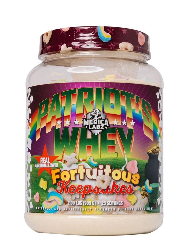 PROTEIN WHEY W/ AMINOS – Mercia Labz – Patriot’s Whey: Marshmallow Cereal [2lbs]