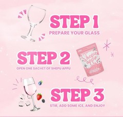 2-Pack You Glow Babe SHAPE UP SHEPU APPU Juice Powder Mix 10 Sachets x 15g Each