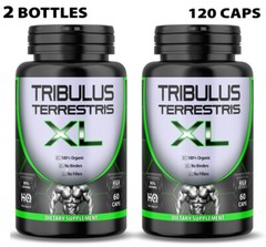 Tribulus Terrestris 15:1 Extract 1000mg, 120 Capsules, 60 Servings, Non-GMO