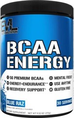 EVL Evlution Nutrition BCAA Energy Amino Acid Pre-Workout Powder – 30 & 65 Srv
