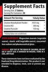 muscle increase – CREATINE TRI-PHASE – creatine flavorless – 2 Bottles-180 Tabl