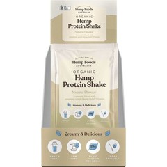 Hemp Foods Australia Organic Hemp Protein Shake Natural 35g (Pack of 7)