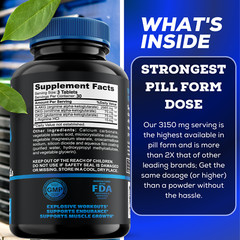 N O XT Nitric Oxide Supplement With L Arginine L Citrulline for men & women NEW