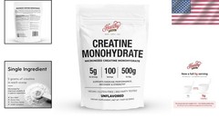 Creatine Monohydrate Powder 500g – 100 Servings for Enhanced Performance