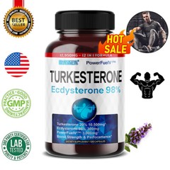 TURKESTERONE + ECDYSTERONE (98%) Performance, Muscle Health & Recovery