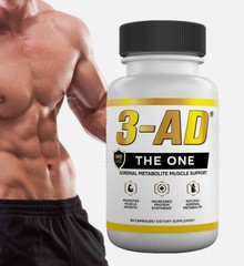 3-AD® 25mg Muscle Support Supplement 2025 UK 60 Capsules Patented Formula