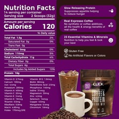 Click Coffee & Protein Powder Bag – Mocha