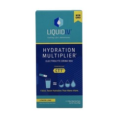 4/27 Liquid I.V. Hydration Multiplier, Electrolyte Powder, Lemon Lime, 8 Count