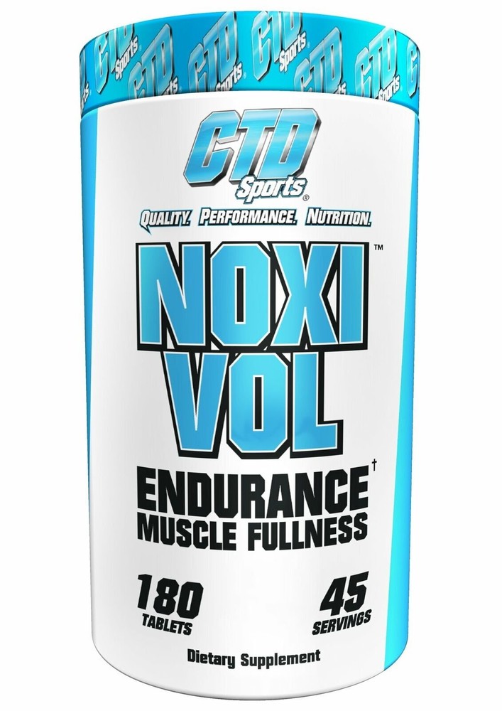 CTD SPORTS NOXIVOL (180 TABLETS) Vasodilator Pumps Boost Nitric Oxide