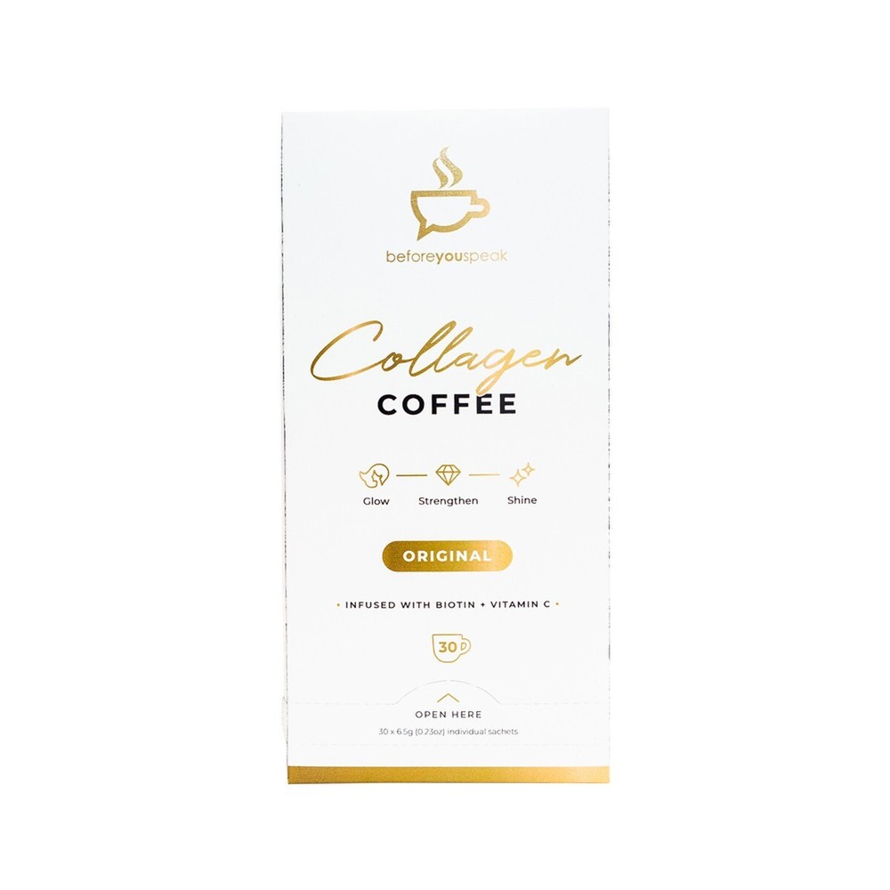 New Before You Speak Collagen Coffee Original 6.5g x 30 Pack