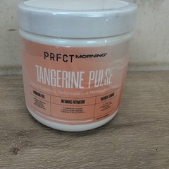 PRFCT Morning Tangerine Pulse Hydration Electrolyte Powder 30 Servings Brand New