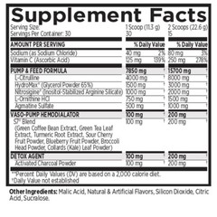 NO2 BLACK® MUSCLE + PUMP NITRIC OXIDE (30 SERVINGS)
