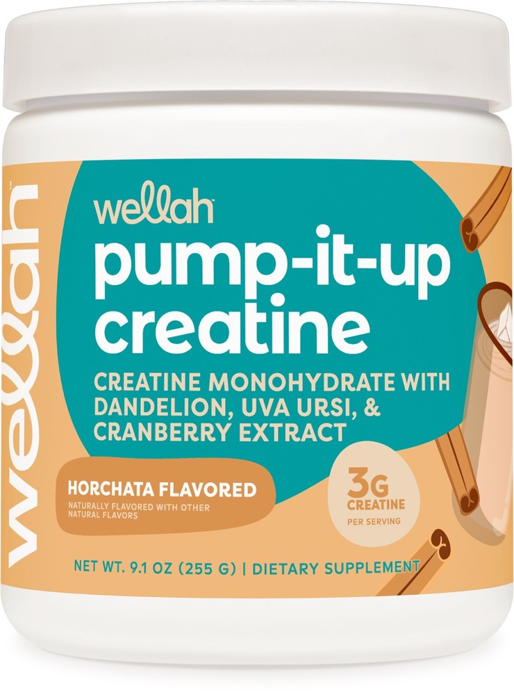Wellah Pump-It-Up Creatine (50 Servings, Horchata) – Creatine Monohydrate
