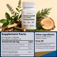 Vita Spark Turkesterone Muscle Leaner – High Potency Mens Supplement Tongkat