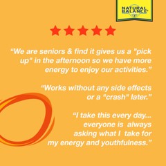 Natural Balance Super Pep | All Day Herbal Energy Supplement | 60 CT, 30