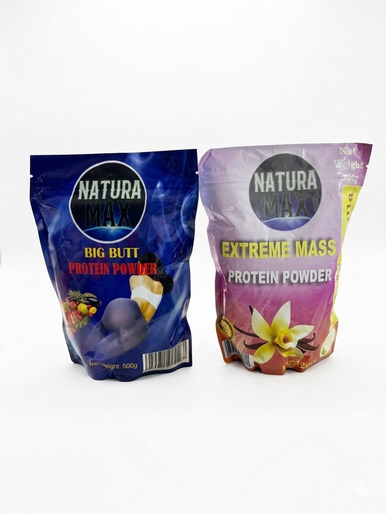 Natura Max High Protein Vanilla Powder 500g for Muscle Gain Unisex 2pack