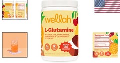 Tropical Punch L-Glutamine Powder, 50 Servings – GMP Certified Quality
