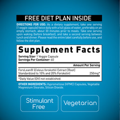 Forskolin Lean & Tone Clinically Studied Weight Loss & Body Toning Formula