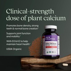 New Chapter Bone Strength Take Care – Bone & Heart Health Supplement – Clinicall