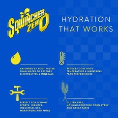 Sqwincher Qwik Stik Sugar Free Electrolyte Powdered Mix Hydration Sticks 50 PK