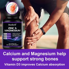 Zinc Magnesium Vitamin B6 Fast Recovery Stress Support Better Sleep 30/60/120ct