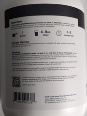 Transparent Labs Grass-Fed Whey Protein Isolate Milk Chocolate 55 Serving 4.2lbs