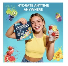 JYNOREX Sugar-Free Electrolytes Powder Drink Mix Variety Pack, 30 Sticks