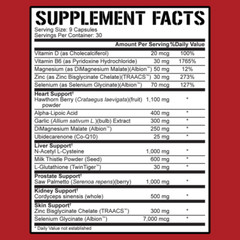RICH PIANA 5% NUTRITION LIVER AND ORGAN DEFENDER 270 Capsules Cycle Support PCT