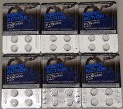 Rapid Action Extreme 2 Way Lasting Energy Boost Metabolism 6 packs 24 pills Max