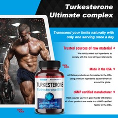 Ajuga Turkestanica High Potency Extract 20%Turkesterone 30/60/120Capsules