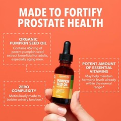 Organic Pumpkin Seed Oil for Hair & Eyelash Health Pumpkin Oil Supports Hair 30m