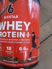 Six Star 100 Whey Protein Powder Plus Triple Chocolate 1.81 lb 30g Protein