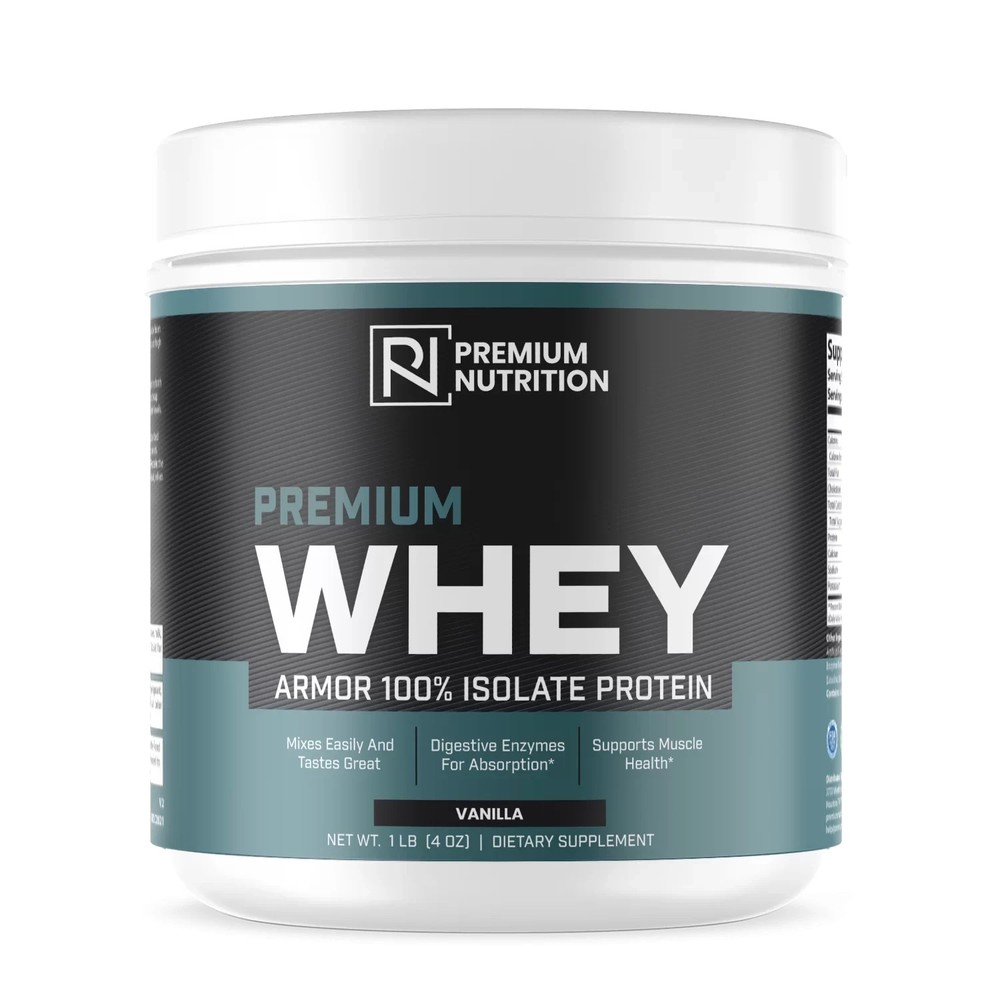 Premium 100% Armor Whey Protein Isolate Vanilla