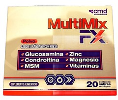 GLUCOSAMINE / Chondroitin / MSM / GARLIC / ZINC / MAGNESIUM / 20 sobres