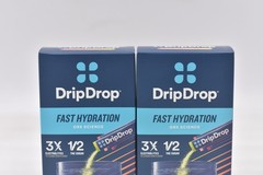 Lot of 2 DripDrop Sunburst Variety Electrolyte Drink Mix – 8 Sticks Exp: 12/28