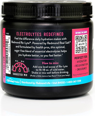 REDMOND Re-Lyte Hydration Electrolyte Mix (Mixed Berry) 13.4 oz /60 Servings