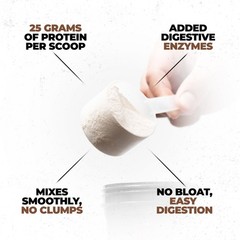 Huge Whey, Protein Powder for Muscle Gain, 25g Protein, 12g EAAs, Supports Mu…