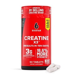 Six Star Pro Nutrition Creatine Caplets, 60 Count