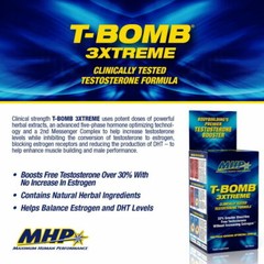MHP T-BOMB 3XTREME TEST Formula 168 Capsules BEST PRICE FREE SHIPPING