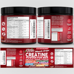 Clean Nutra Creatine HMB Preworkout Powder with BCAA Citrulline Arginine 1 Pack