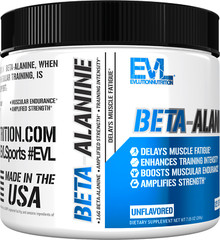 Evlution Nutrition Beta-Alanine – Supports Muscle Endurance – 125 Servings