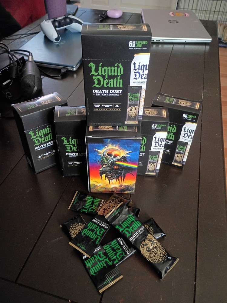 Liquid Death Death Dust Electrolyte Drink Mix Powder, Severed Lime Flavor