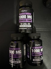 VitaRaw Reduced Form Enhanced Absportion Glutathione1000mg Immune DetoxEXP 4/25!