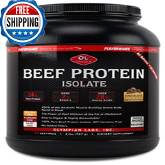 Olympian Labs Beef Protein Isolate Powder 24G Protein Bst 2 Grams Bcaas Muscle