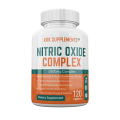Nitric Oxide Complex 3500mg Testosterone Booster 1200mg Combo Stack