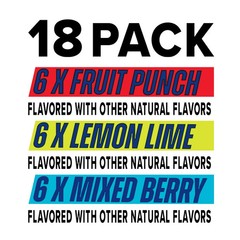 Hydration Drink variety pack Fruit punch Lemon Lime Mixed Berry 12 fl oz 18….